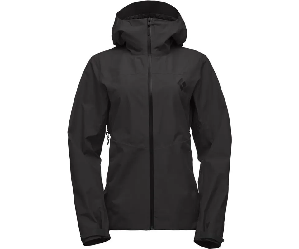 Black Diamond Liquid Point Shell Jacket Women, Black Black Diamond Liquid Point Shell Jacket Women, Black