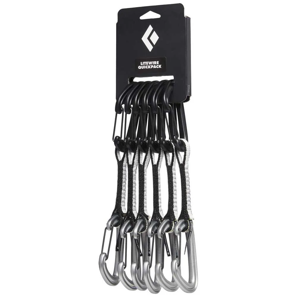 Black Diamond Litewire 6 Pack 12 Cm Quickdraw, Multicolor, One Size
