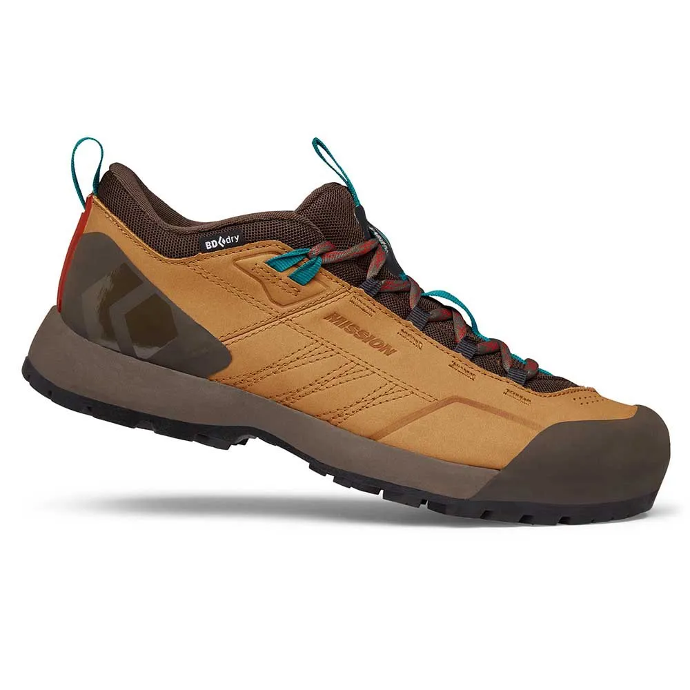 Black Diamond Men's Mission Leather Low Waterproof Approach Shoes Black Diamond Men's Mission Leather Low Waterproof Approach Shoes