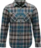 Midnight blue-charcoal plaid