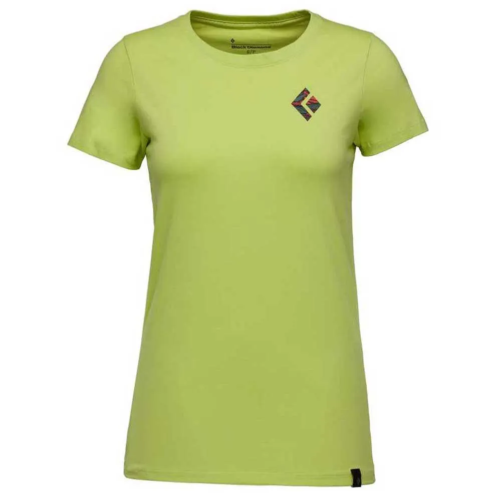 Black Diamond Mountain Diamond T-shirt Med Korta ärmar, Aloe