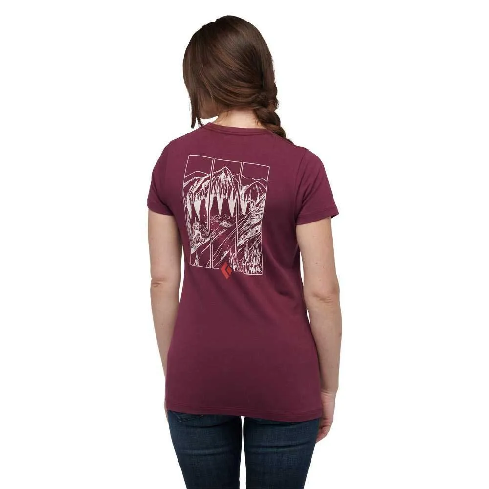 Black Diamond Multi Sport T-shirt Med Korta ärmar, Blackberry Black Diamond Multi Sport T-shirt Med Korta ärmar, Blackberry
