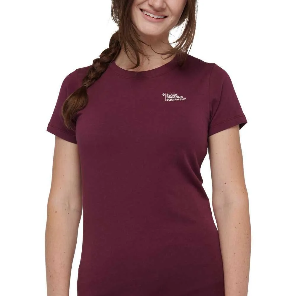 Black Diamond Multi Sport T-shirt Med Korta ärmar, Blackberry Black Diamond Multi Sport T-shirt Med Korta ärmar, Blackberry