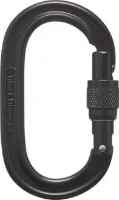 Black Diamond Oval Keylock Screwgate Carabiner Black Diamond Oval Keylock Screwgate Carabiner