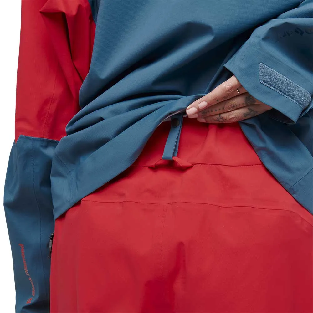 Black Diamond Recon Lt Stretch Shell Jacka, Coral red / creek blue Black Diamond Recon Lt Stretch Shell Jacka, Coral red / creek blue