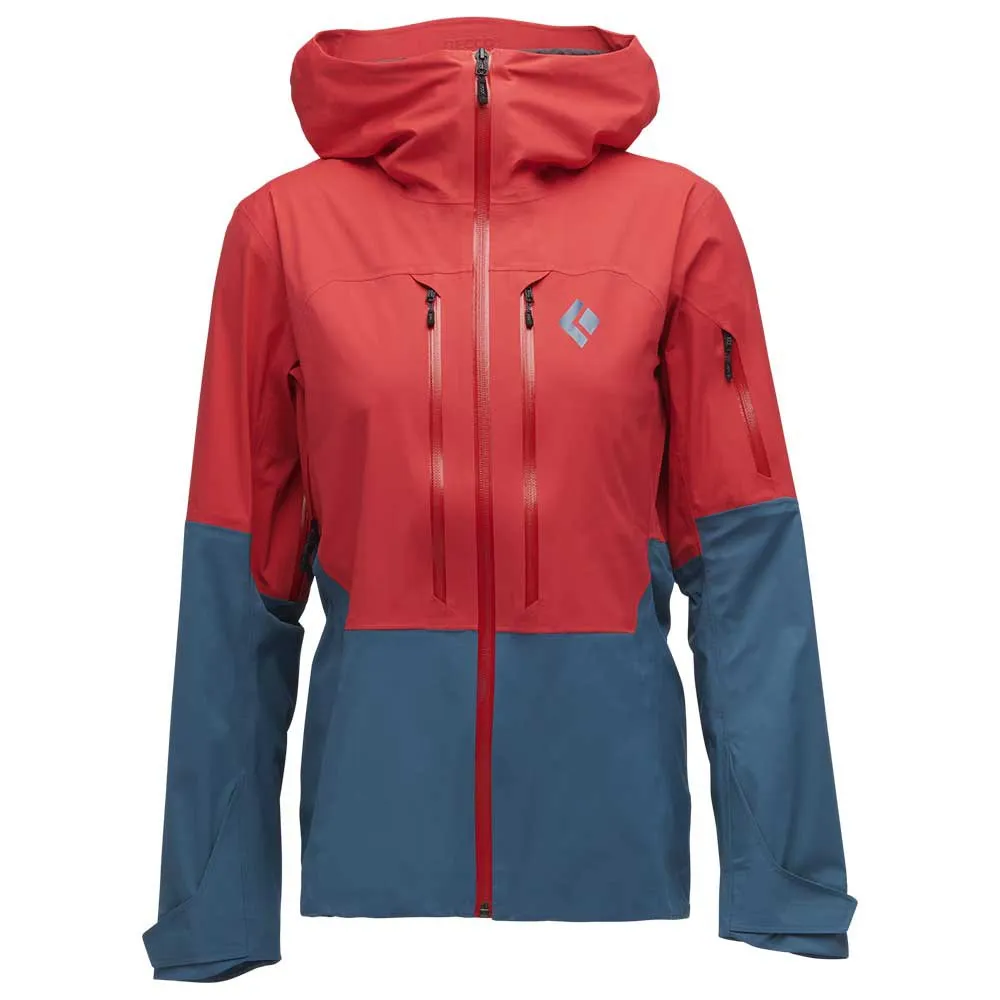 Black Diamond Recon Lt Stretch Shell Jacka, Coral red / creek blue Black Diamond Recon Lt Stretch Shell Jacka, Coral red / creek blue