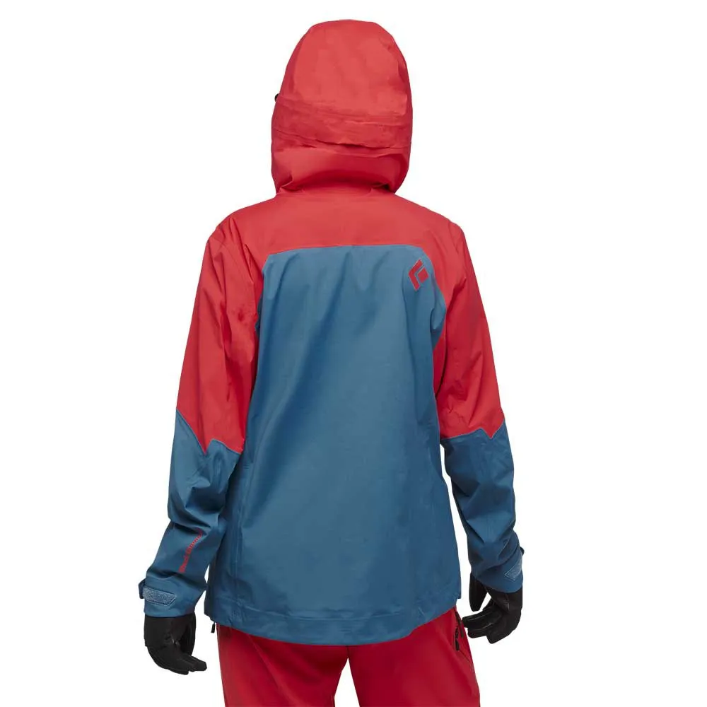 Black Diamond Recon Lt Stretch Shell Jacka, Coral red / creek blue Black Diamond Recon Lt Stretch Shell Jacka, Coral red / creek blue
