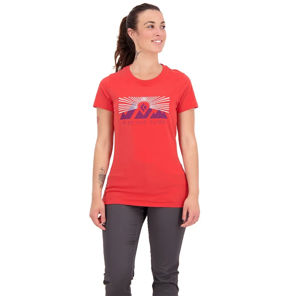 Black Diamond Rise And Climb T-shirt Med Korta ärmar, Grenadine Black Diamond Rise And Climb T-shirt Med Korta ärmar, Grenadine