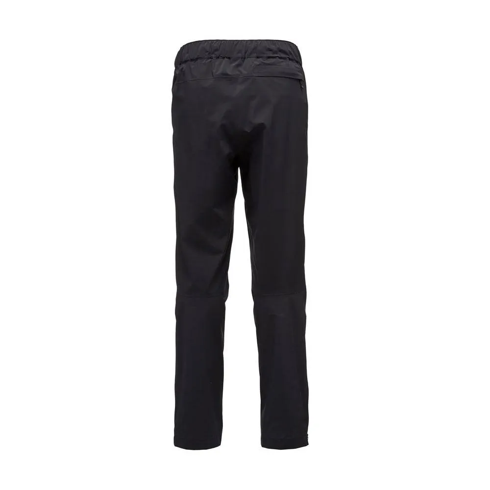 Black Diamond Stormline Stretch Rain Byxor, Black
