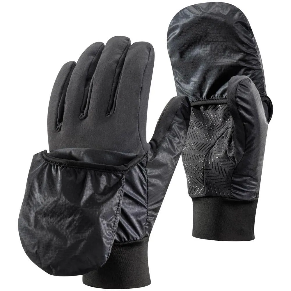 Black Diamond Wind Hood Softshell Handskar, Smoke