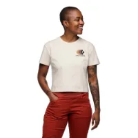 Black Diamond Women's Faded Crop Shortsleeve Tee Black Diamond Women's Faded Crop Shortsleeve Tee