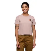 Black Diamond Women's Faded Crop Shortsleeve Tee