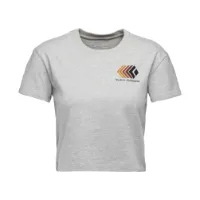 Black Diamond Women's Faded Crop Shortsleeve Tee Black Diamond Women's Faded Crop Shortsleeve Tee