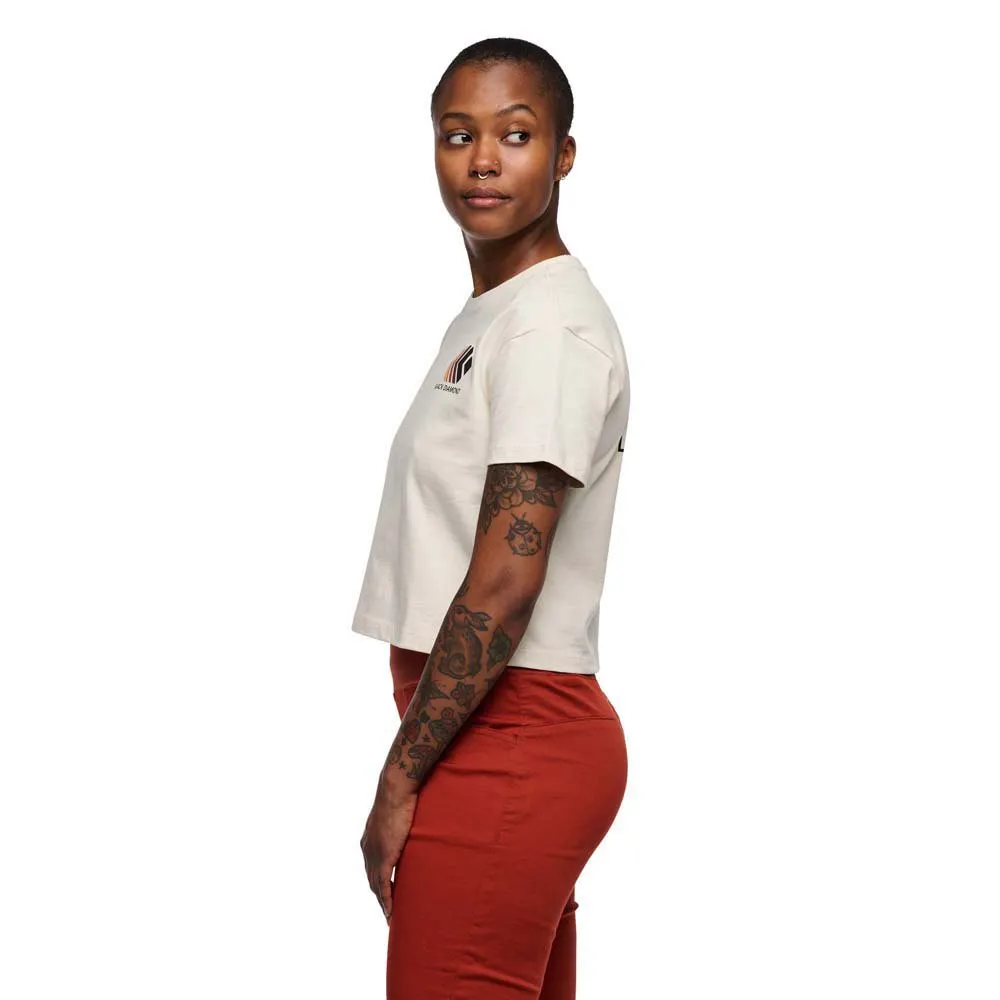 Black Diamond Women's Faded Crop Shortsleeve Tee