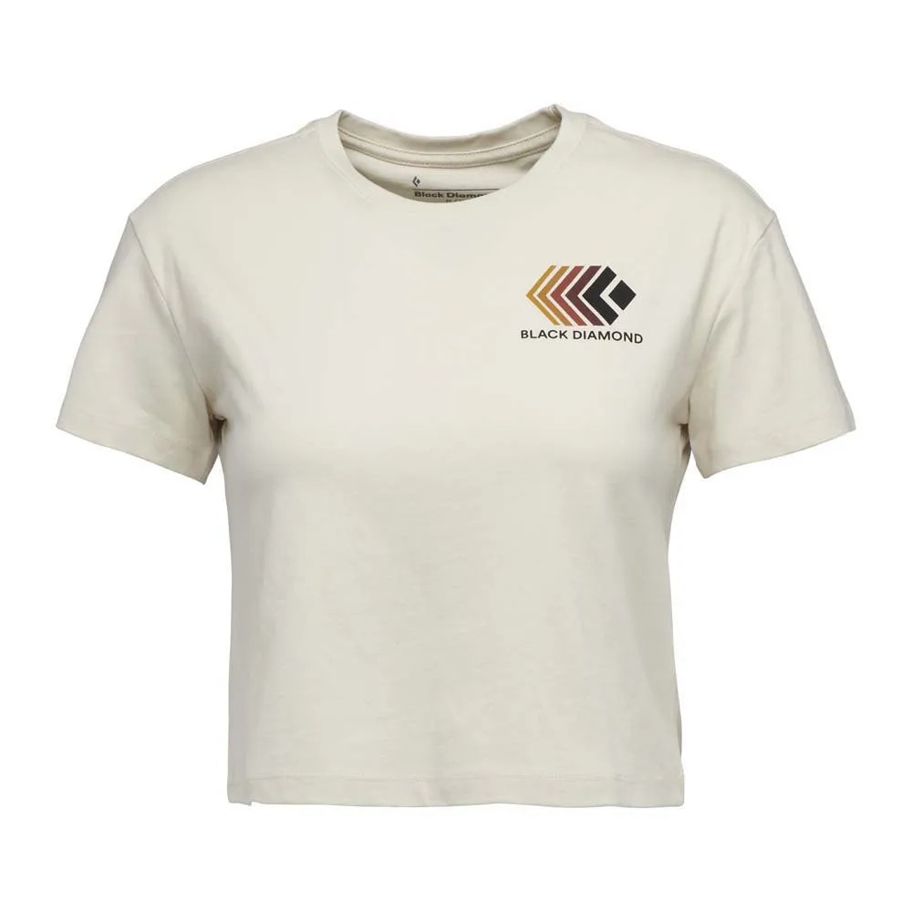 Black Diamond Women's Faded Crop Shortsleeve Tee