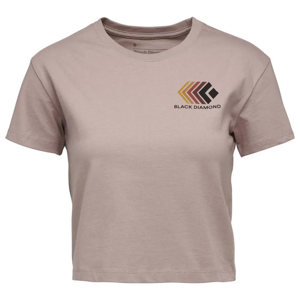 Black Diamond Women's Faded Crop Shortsleeve Tee