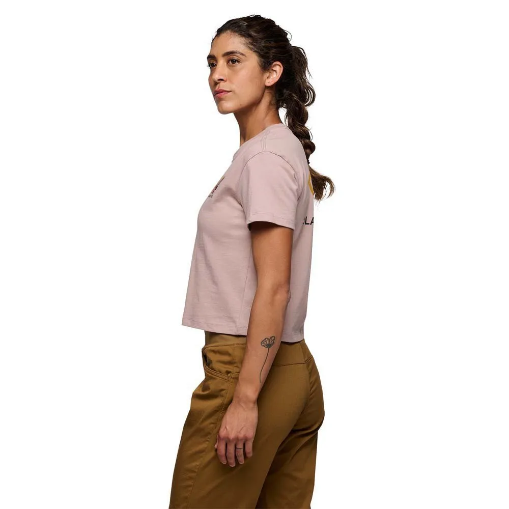 Black Diamond Women's Faded Crop Shortsleeve Tee