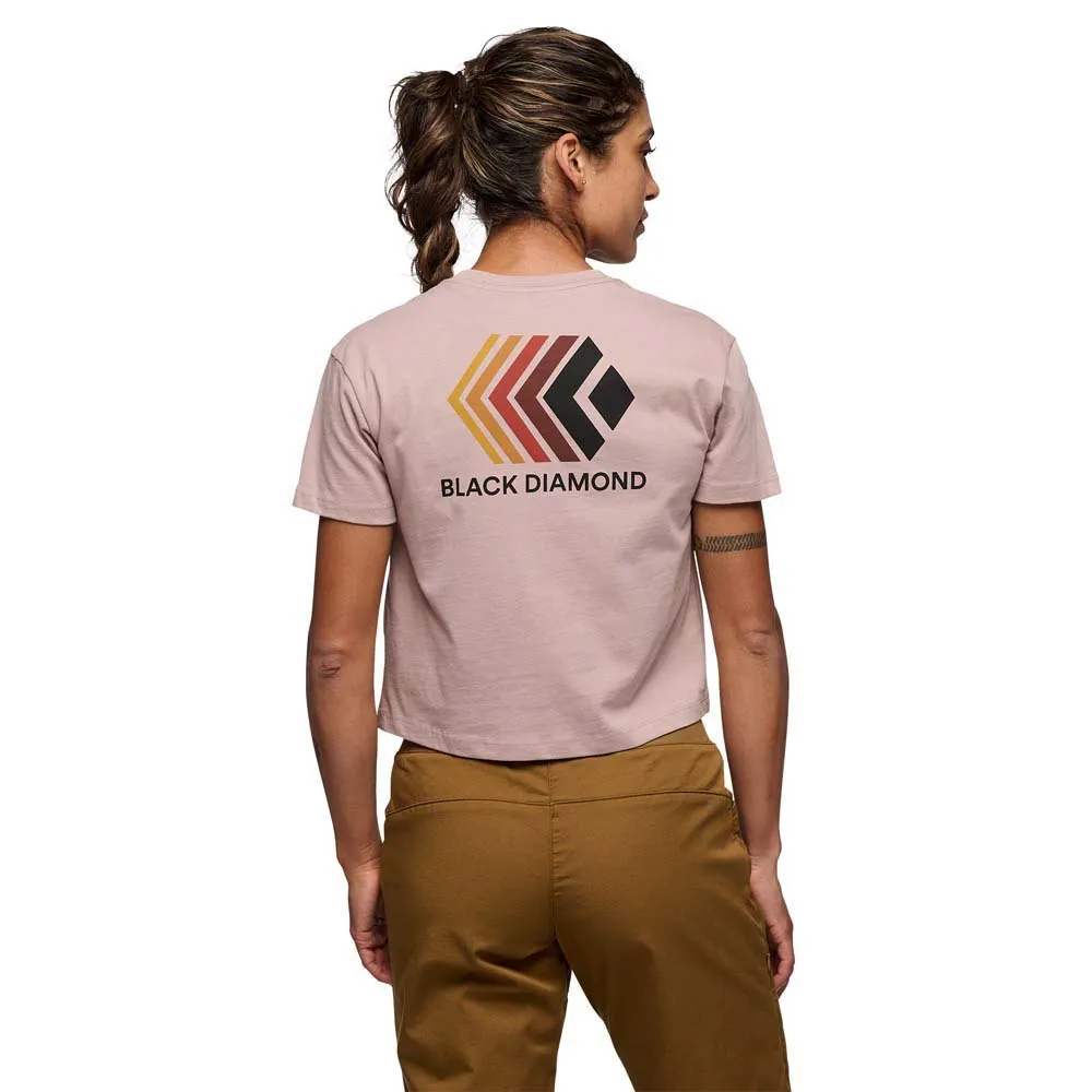Black Diamond Women's Faded Crop Shortsleeve Tee