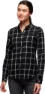 Black Diamond Women's Serenity Flanell Shirt, Black-Alloy Plaid