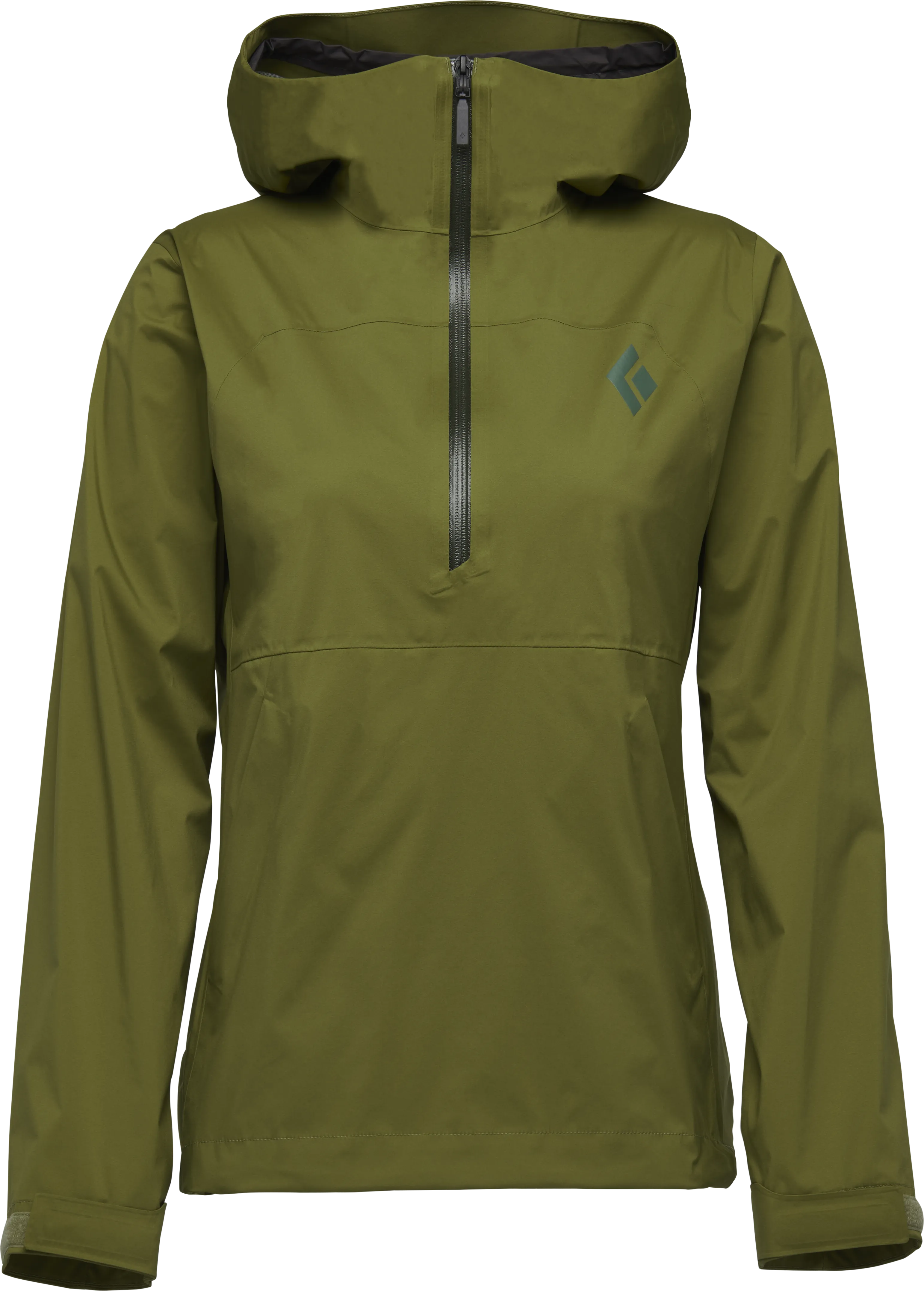 Black Diamond Women's Stormline Stretch Anorak, Camp green Black Diamond Women's Stormline Stretch Anorak, Camp green