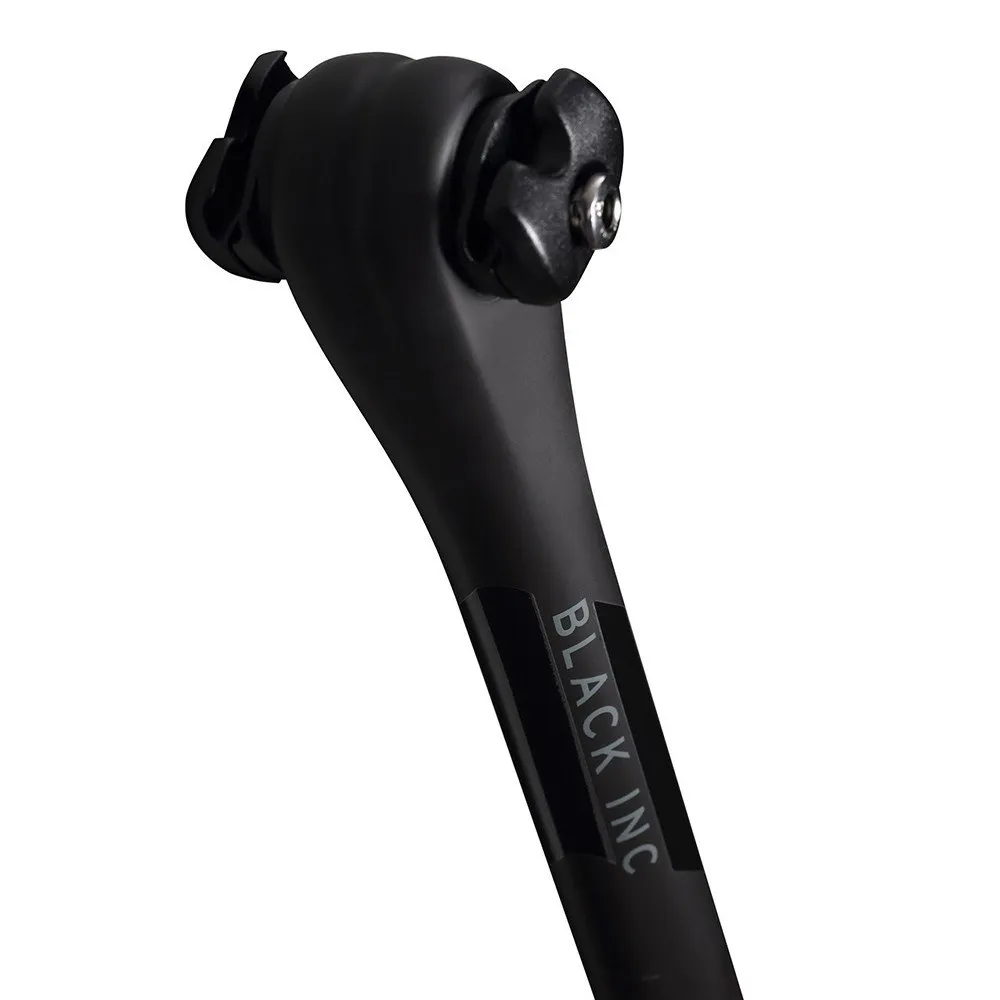 Black Inc 0 Offset Sadelstolpe, Black, 350mm, 27.2mm