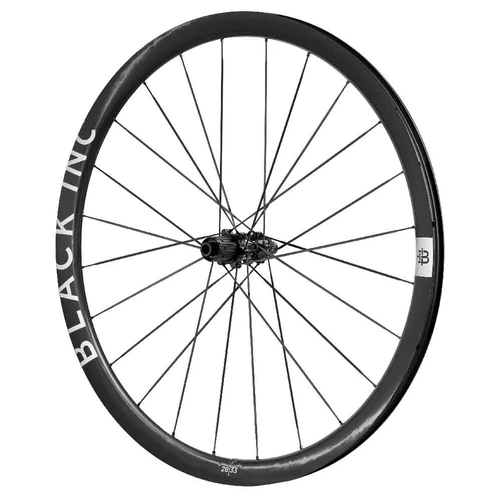 Black Inc 28|33 Cl Disc Tubeless Landsvägshjulset, Black, 12 x 100/12 x 142mm, Shimano/Sram HG Black Inc 28|33 Cl Disc Tubeless Landsvägshjulset, Black, 12 x 100/12 x 142mm, Shimano/Sram HG