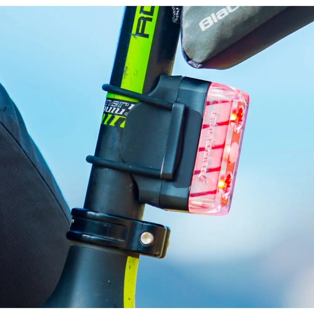 Blackburn Dayblazer 125 Baklys, Black / red, 125 Lumens