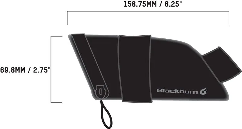 Blackburn Grid Small Sadelväska, Black, S