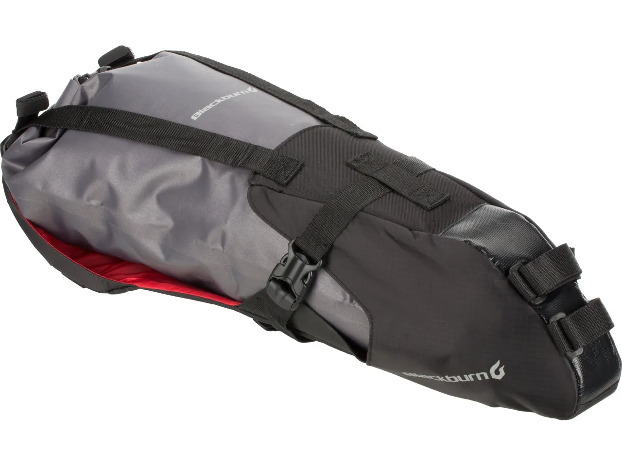 Blackburn Outpost Seat Pack Satteltasche + Drybag Packtasche, Grey, One Size