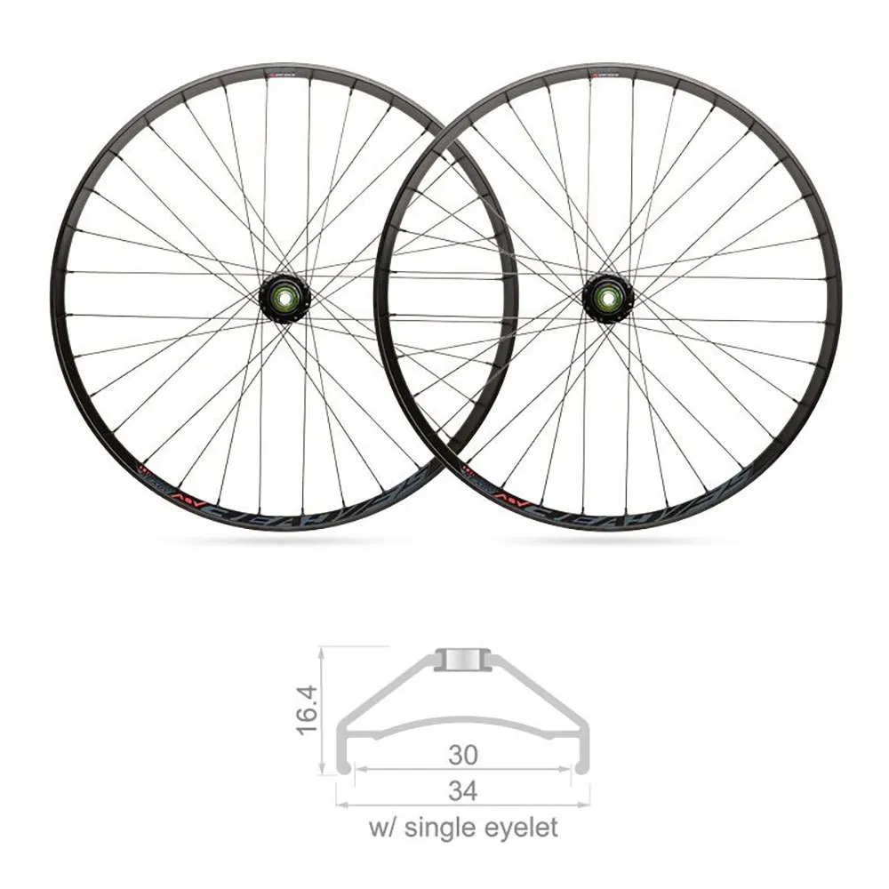 Blackjack Ready 27.5´´ Disc Tubeless Mtb-hjulset, Black, 15 x 110 / 12 x 148mm, Shimano Micro Spline Blackjack Ready 27.5´´ Disc Tubeless Mtb-hjulset, Black, 15 x 110 / 12 x 148mm, Shimano Micro Spline