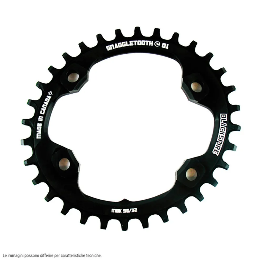 Blackspire Snaggletooth Xtr 9000 & 9020 Ovalt Kedjehjul, Black, 34t