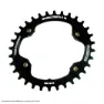 Blackspire Snaggletooth Xtr 9000 & 9020 Ovalt Kedjehjul, Black, 34t