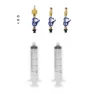 Bleedkit Basic Sram Bromsluftsats, Blue / gold, One Size