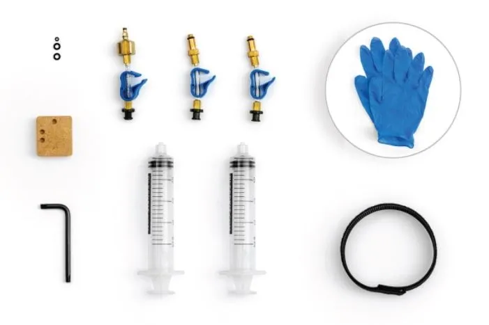Bleedkit Ulti Sram 2017+ Luftningskit, Blue / gold, One Size Bleedkit Ulti Sram 2017+ Luftningskit, Blue / gold, One Size