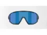 Bliz Fusion Medium cykelglasgon mirror blue lens matte black, Blå/Brun/Svart