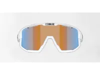 Bliz Fusion Medium cykelglasögon coral/orange mirror lens matte white Bliz Fusion Medium cykelglasögon coral/orange mirror lens matte white