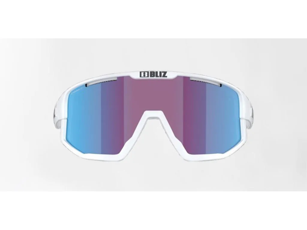 Bliz Fusion Medium cykelglasögon rose/violet mirror blue lens matte white, Blå/Vit/Lavendel/Multifärgad Bliz Fusion Medium cykelglasögon rose/violet mirror blue lens matte white, Blå/Vit/Lavendel/Multifärgad