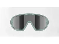 Bliz Fusion Small (25) cykelglasögon smoke mirror/silver lens matte green