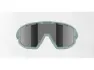 Bliz Fusion Small (25) cykelglasögon smoke mirror/silver lens matte green, Grön