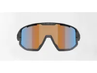 Bliz Fusion Small cykelglasögon coral/orange mirror blue lens matt svart Bliz Fusion Small cykelglasögon coral/orange mirror blue lens matt svart
