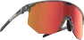 Transparent Dark Grey Brown w Red Multi