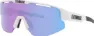 Bliz Matrix, Matt White / Nano Optics Nordic Light Begonia - Violet w Blue Multi, One Size