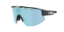 Bliz Matrix Medium cykelglasögon rose/violet mirror blue lens matte white