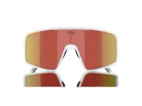 Bliz P001 XL cykelglasögon brown red/mirror lens matte white Bliz P001 XL cykelglasögon brown red/mirror lens matte white