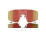 Bliz P001 XL cykelglasögon brown red/mirror lens matte white, Brun/Vit/Röd
