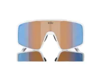 Bliz P001 XL cykelglasögon coral/orange mirror blue lens matte white Bliz P001 XL cykelglasögon coral/orange mirror blue lens matte white