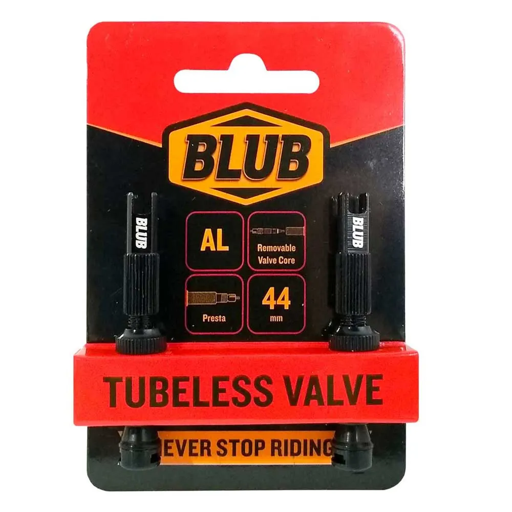 Blub Presta Tubeless 44 Mm Ventiler, Black, One Size Blub Presta Tubeless 44 Mm Ventiler, Black, One Size