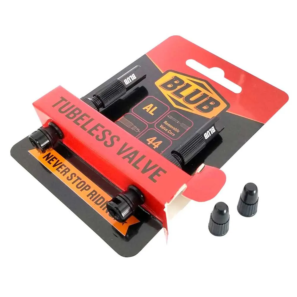 Blub Presta Tubeless 44 Mm Ventiler, Black, One Size Blub Presta Tubeless 44 Mm Ventiler, Black, One Size