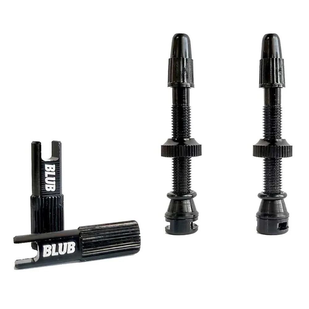 Blub Presta Tubeless 44 Mm Ventiler, Black, One Size Blub Presta Tubeless 44 Mm Ventiler, Black, One Size