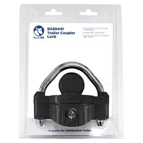 Blue Ox Låssats För Koppling Med Dubbla ändamål, Black, One Size